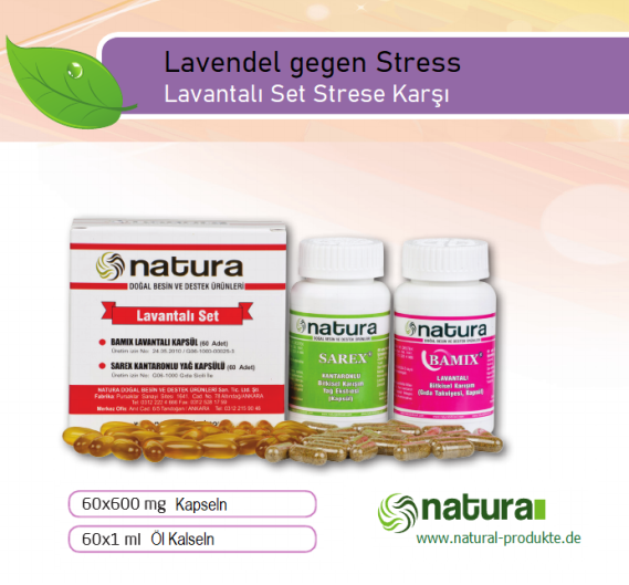 Lavendel Set gegen Stress | Lavantalı Set Strese Karşı